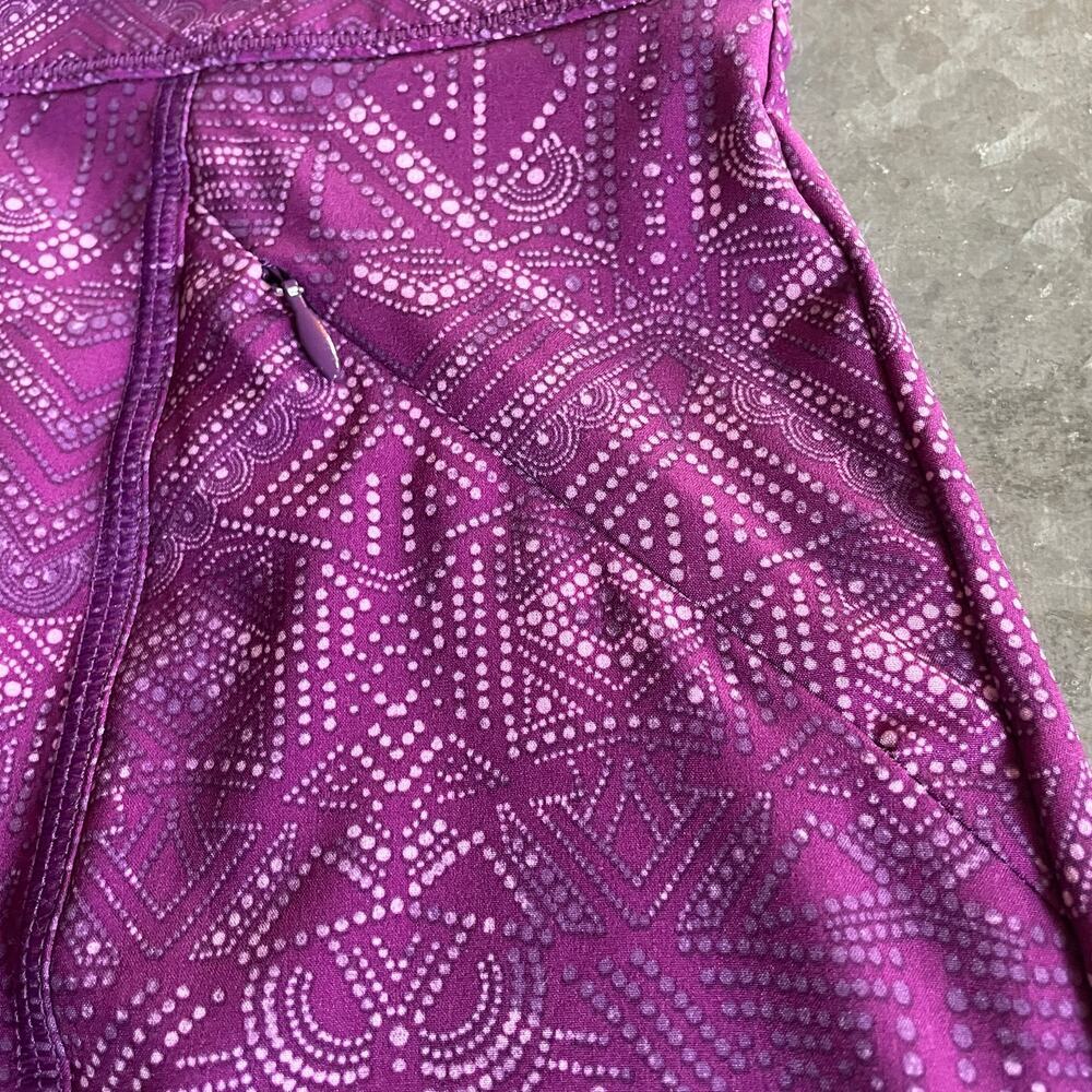 Title Nine Magenta Geometric A-Line Dress - Picture 2 of 12